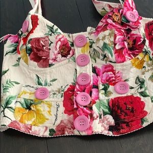 Doce and gabana bustier cropped